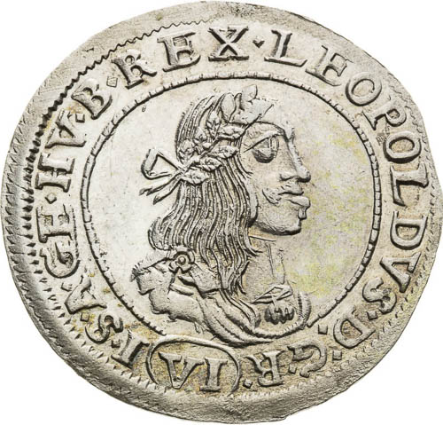 VI Kreutzer 1672 - front