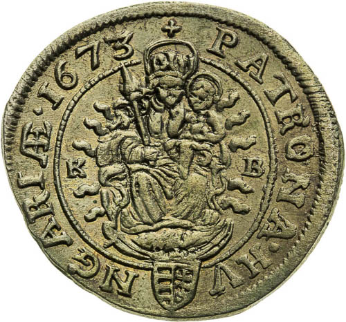 VI Kreutzer 1673 - back