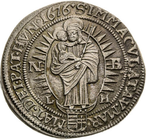 VI Kreutzer 1676 - back