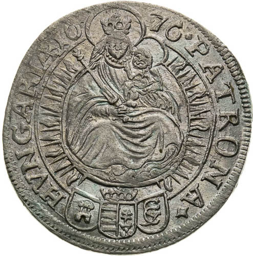 VI Kreutzer 1676 - back