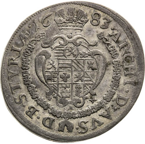 VI Kreutzer 1683  - back