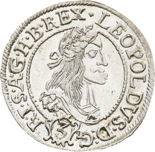 3 Kreutzer 1665 - front