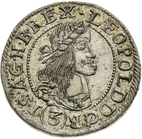 3 Kreutzer 1667 - front