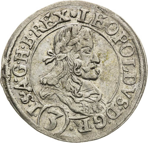 3 Kreutzer 1668  - front