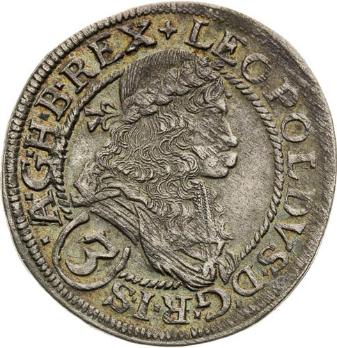 3 Kreutzer 1675 - front