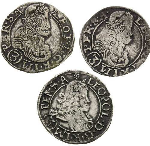 3 Kreutzer (3 pcs) - front