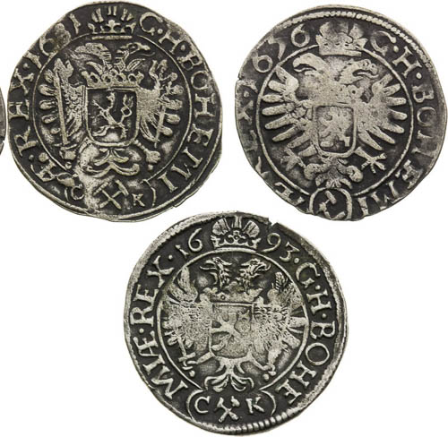 3 Kreutzer (3 pcs) - back
