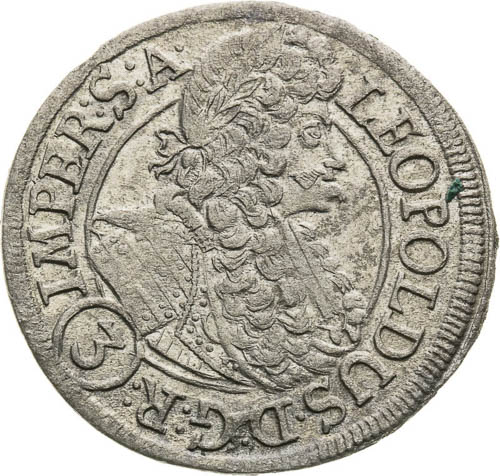 3 Kreutzer 1696  - front