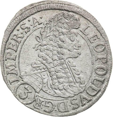 3 Kreutzer 1697 - front