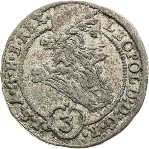 3 Kreutzer 1697 - front