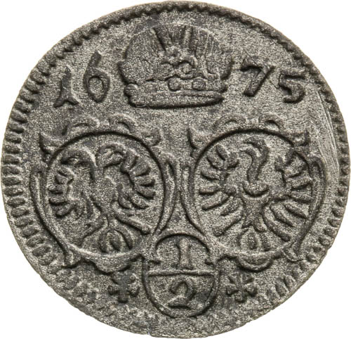 1/2 Kreutzer 1675 - front