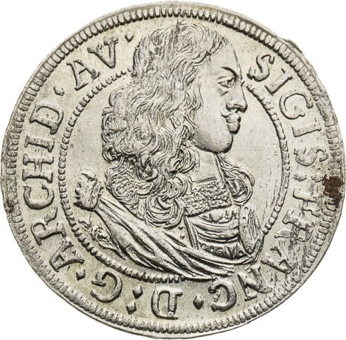 3 Kreutzer 1664 - front
