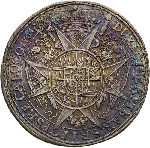 Thaler 1704 - back