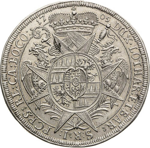 Thaler 1705 - back