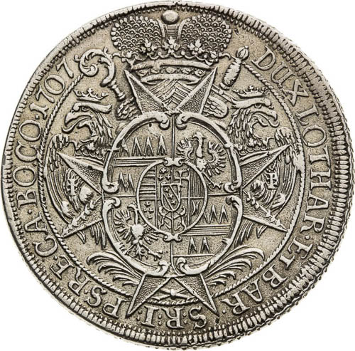 Thaler 1707 - back