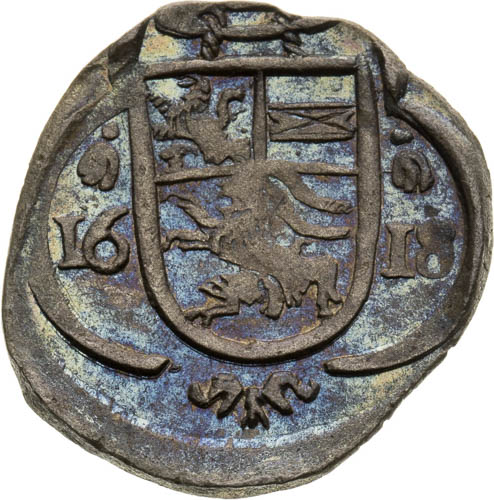 2 Pfennig 1618 - front