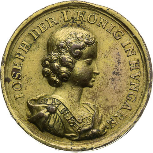 Coronatiion medal 1687 - front