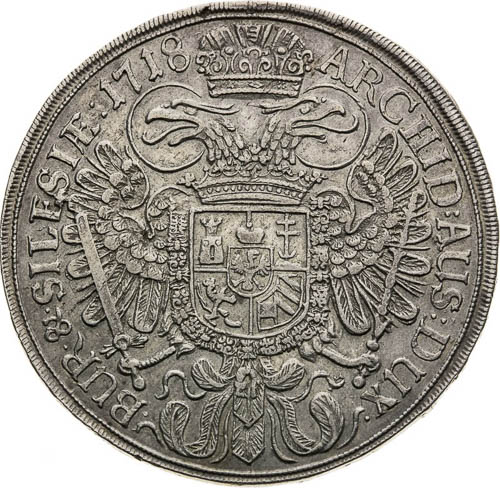 Thaler 1718 - back