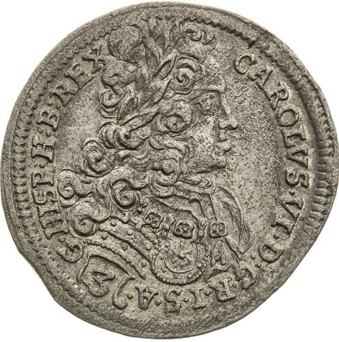 3 Kreutzer 1712 - front