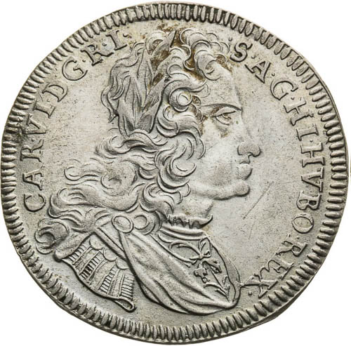 3 Kreutzer 1734 - front