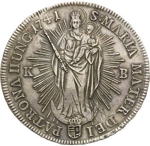 Thaler 1741 - back