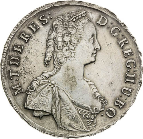 Thaler 1745 - front