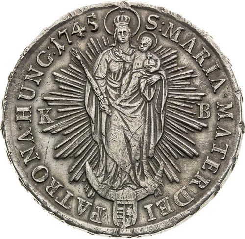 Thaler 1745 - back