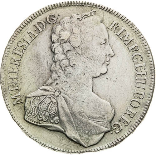 Thaler 1757  - front