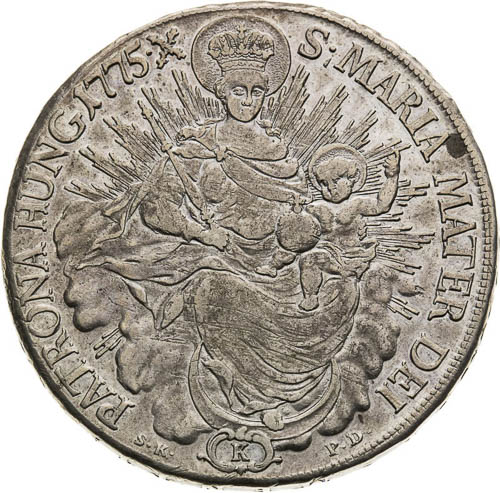 Thaler 1775 - back