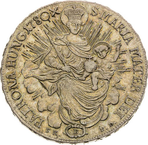Thaler 1780 - back