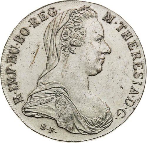 Thaler 1780 - front
