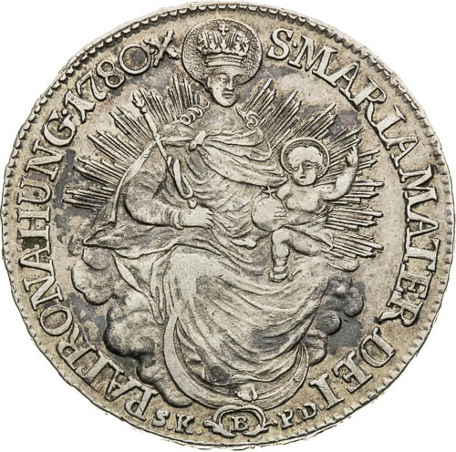 1/2 Tolar 1780 - revers