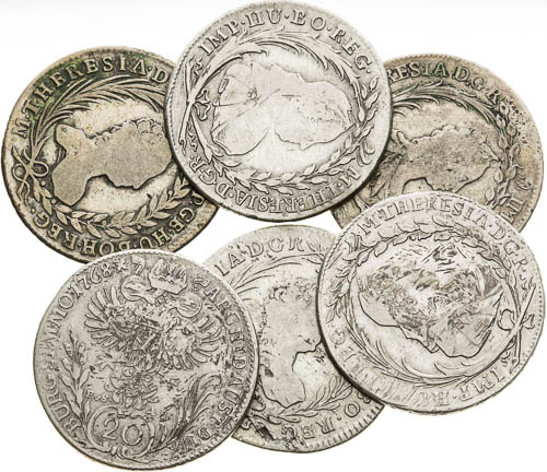 20 Kreutzer 1763-1775 (6 pcs) - front