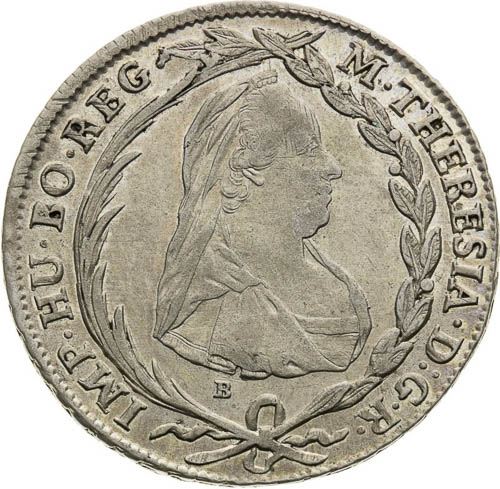 20 Kreutzer 1777 - front