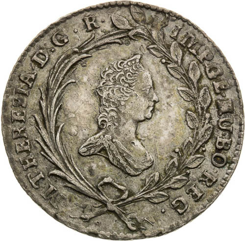 10 Kreutzer 1765 - front