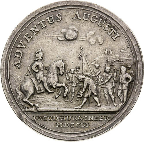 Silver Medal 1751 - back