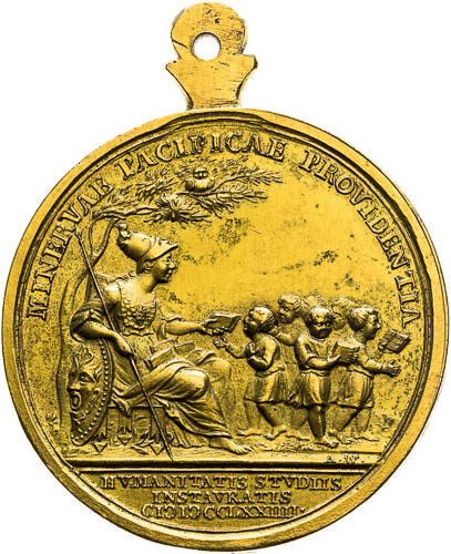 Medal 1774 - back
