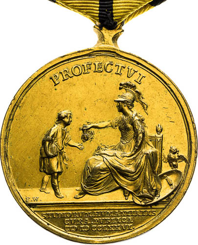 Medal 1776 - back