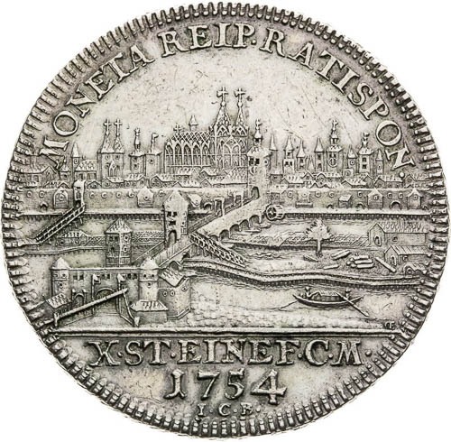 Thaler 1754 - back