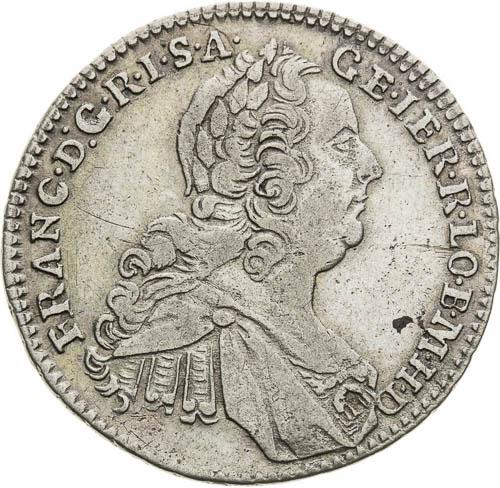 VII Kreutzer 1761 - front