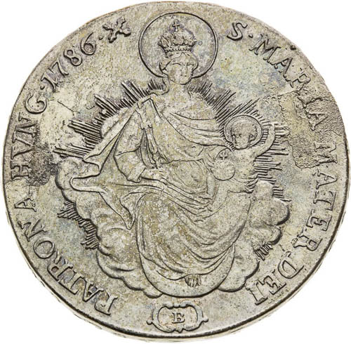 Thaler 1786 - back