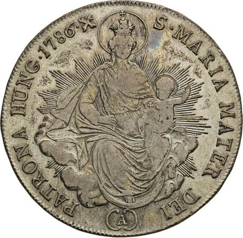 1/2 Thaler 1786 - back