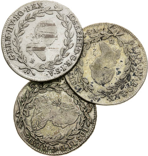 20 Kreutzer 1782-1787 (3 pcs) - front