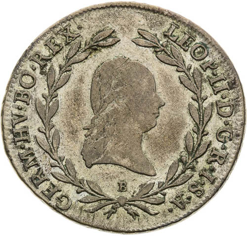 20 Kreutzer 1792 - front