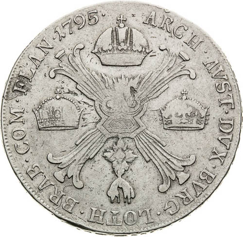 Thaler 1795  - back