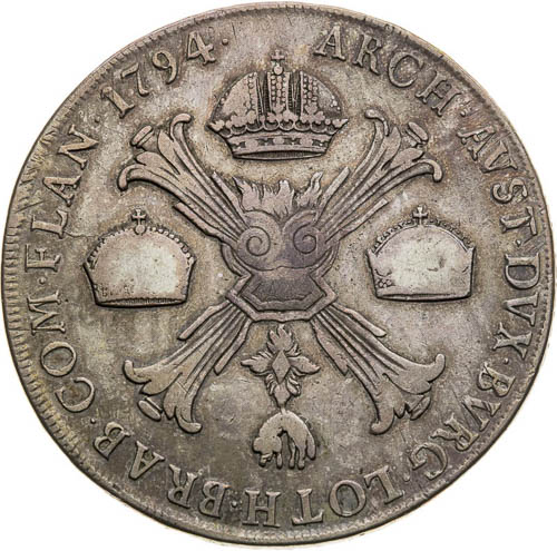 Thaler 1794 - back