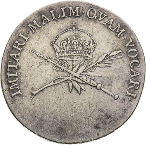Silver Token 1792 - back