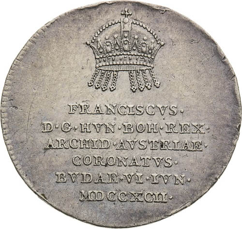 Silver Token 1792 - front