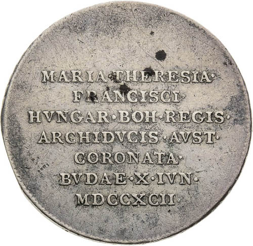 Silver Token 1792 - front
