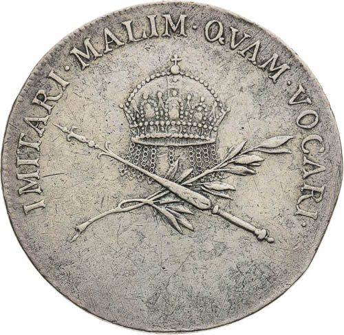 Silver Token 1792 - back